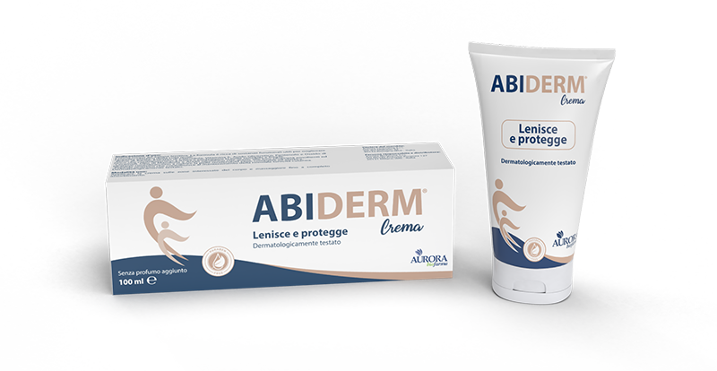 Crema corporal Abiderm® con acción calmante